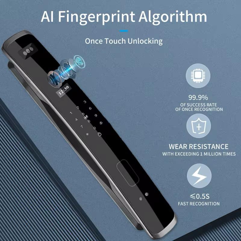 Serrure Intelligente Biométrique - WiFi, Empreinte & App | Sécurité Premium au Sénégal
