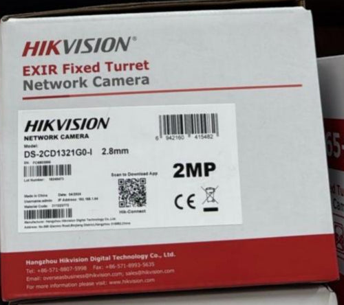 caméra Hikvision 2MP Extérieur IP67 DS-2CD1321G0-I(2.8mm)