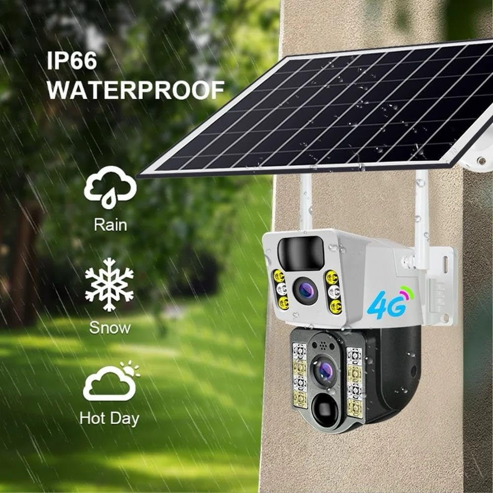 Caméra PTZ solaire 4MP V380