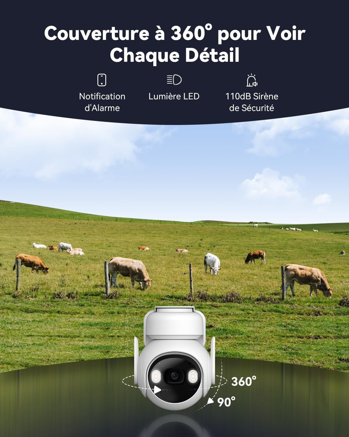 Caméra Surveillance 4G Solaire Imou - WiFi, Extérieure, 5MP - Sécurité Autonome Sénégal - ETS A2M