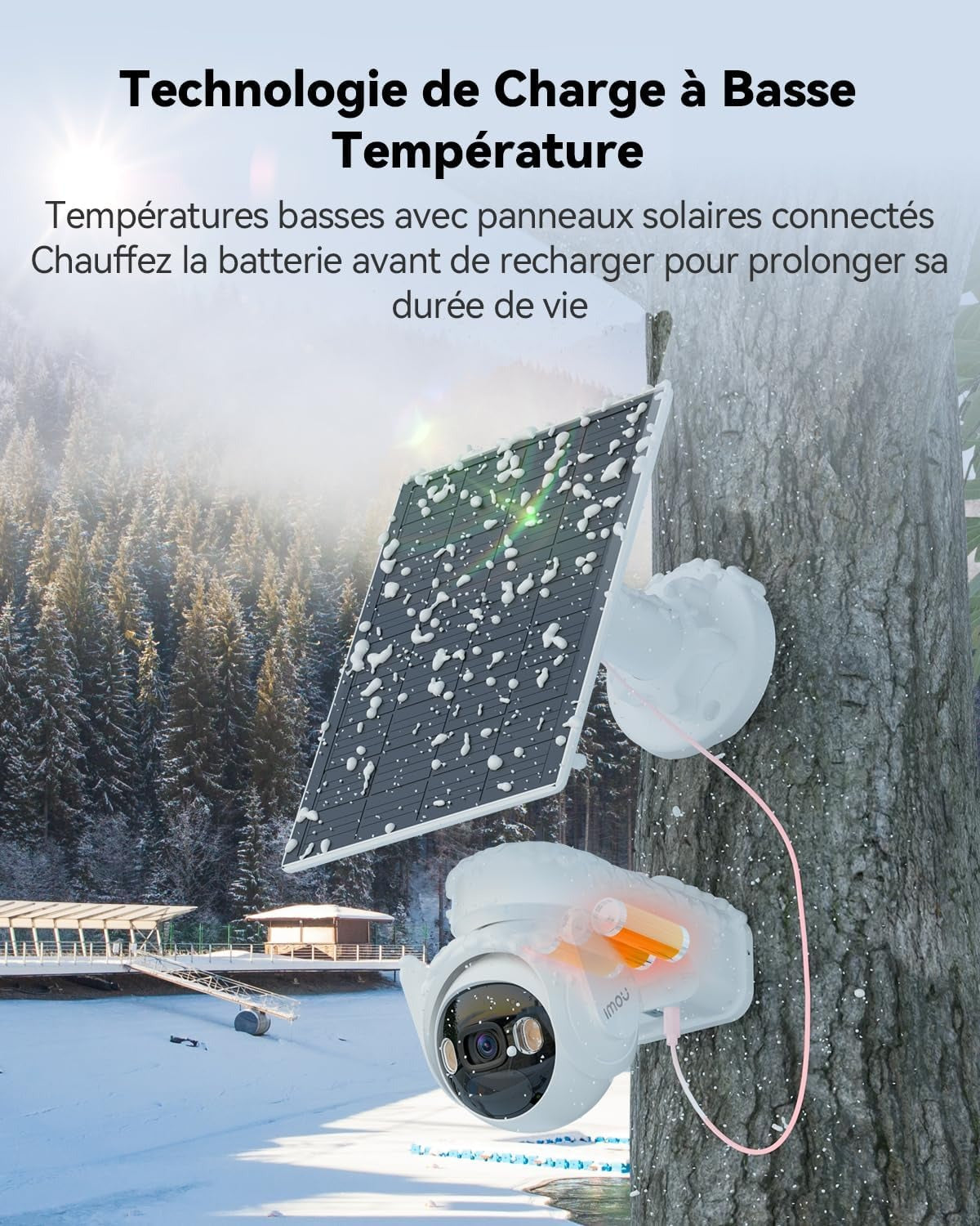 Caméra Surveillance 4G Solaire Imou - WiFi, Extérieure, 5MP - Sécurité Autonome Sénégal - ETS A2M