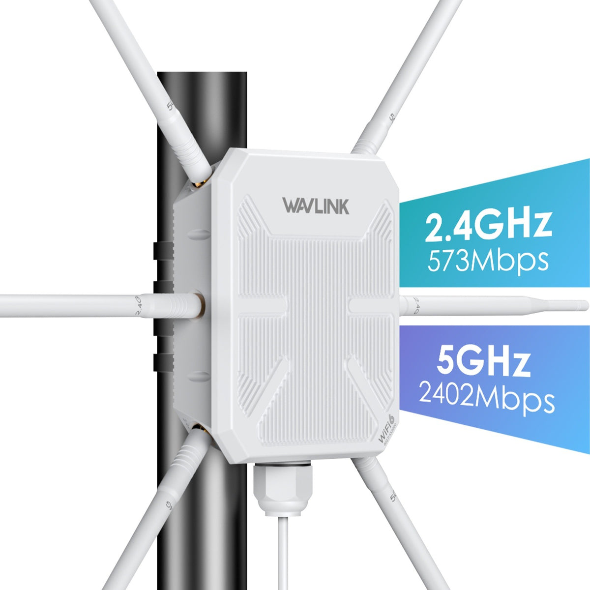 Wavlink AX3000 Wi-Fi 6 Outdoor Access Point (Aerial HD9S)