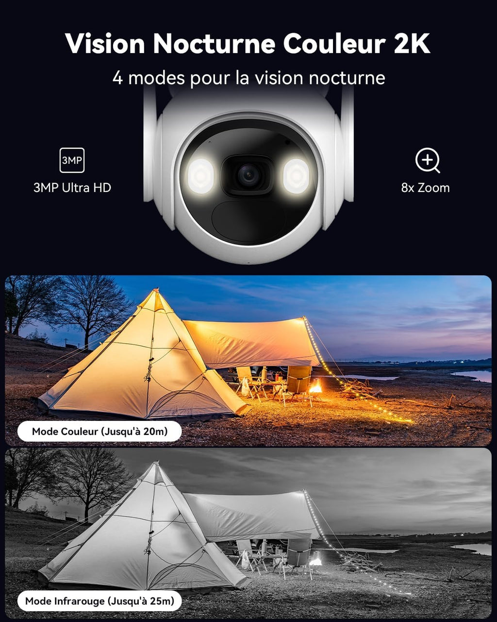 Caméra Surveillance 4G Solaire Imou - WiFi, Extérieure, 5MP - Sécurité Autonome Sénégal - ETS A2M