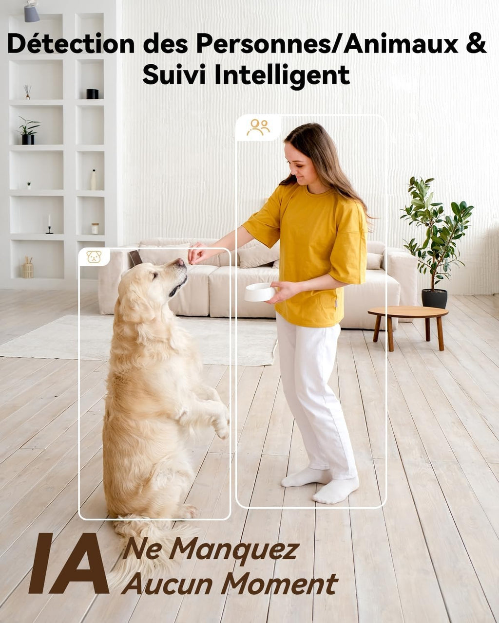 Caméra Surveillance Intérieure Imou Ranger 2 Dual (10MP) - 3K, WiFi, Vision Nocturne - ETS A2M