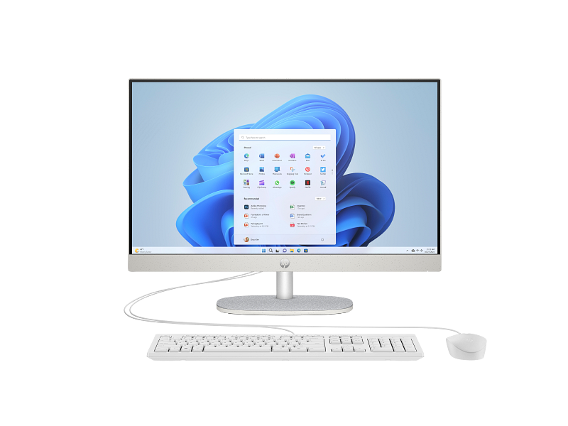 HP All‑in‑One 24‑CR0011 – Grand écran 24″