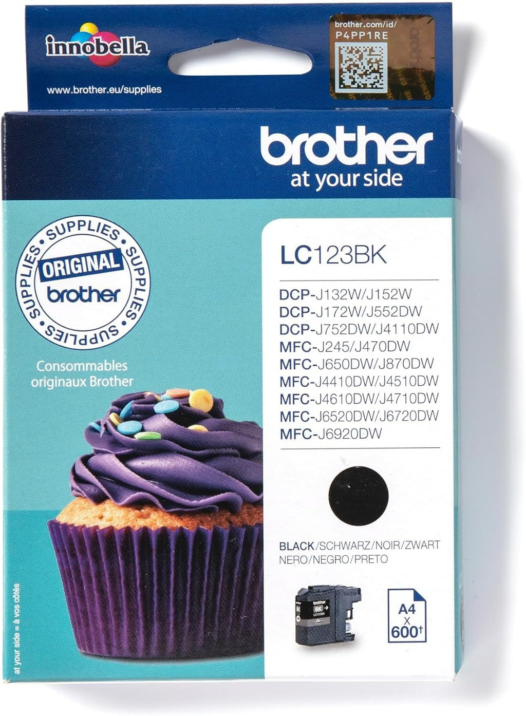 Pack Cartouches Brother LC123 (BK/C/M/Y)