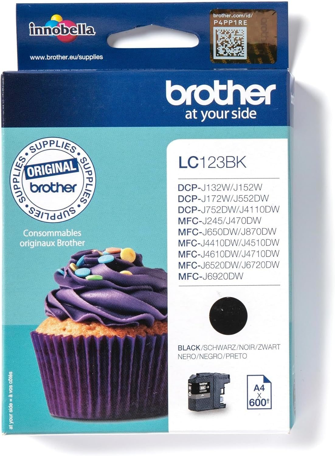 Pack Cartouches Brother LC123 (BK/C/M/Y)