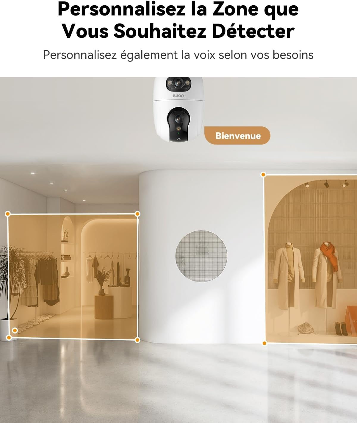 Caméra Surveillance Intérieure Imou Ranger 2 Dual (10MP) - 3K, WiFi, Vision Nocturne - ETS A2M