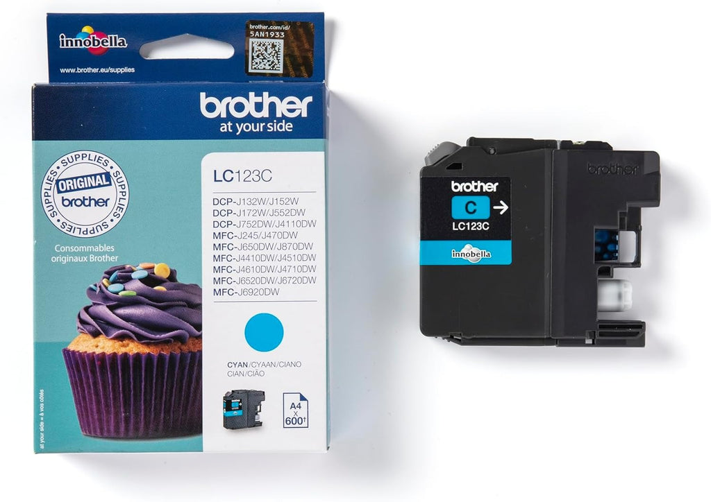 Pack Cartouches Brother LC123 (BK/C/M/Y)
