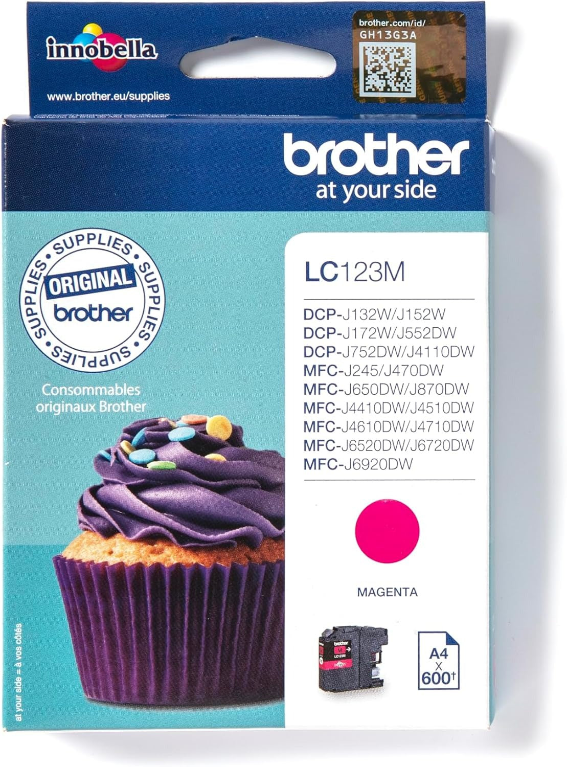 Pack Cartouches Brother LC123 (BK/C/M/Y)