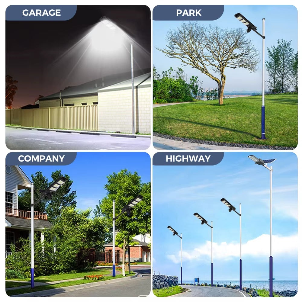 Lampadaire Solaire avec Caméra de Surveillance IP65 - WiFi/4G