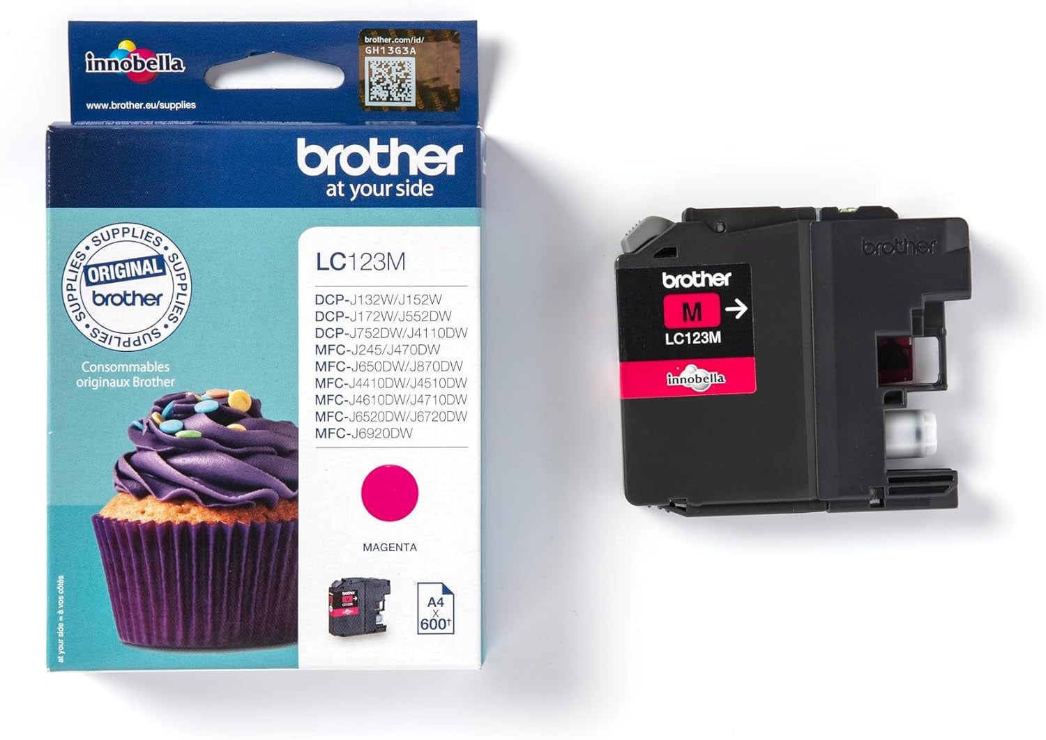 Pack Cartouches Brother LC123 (BK/C/M/Y)