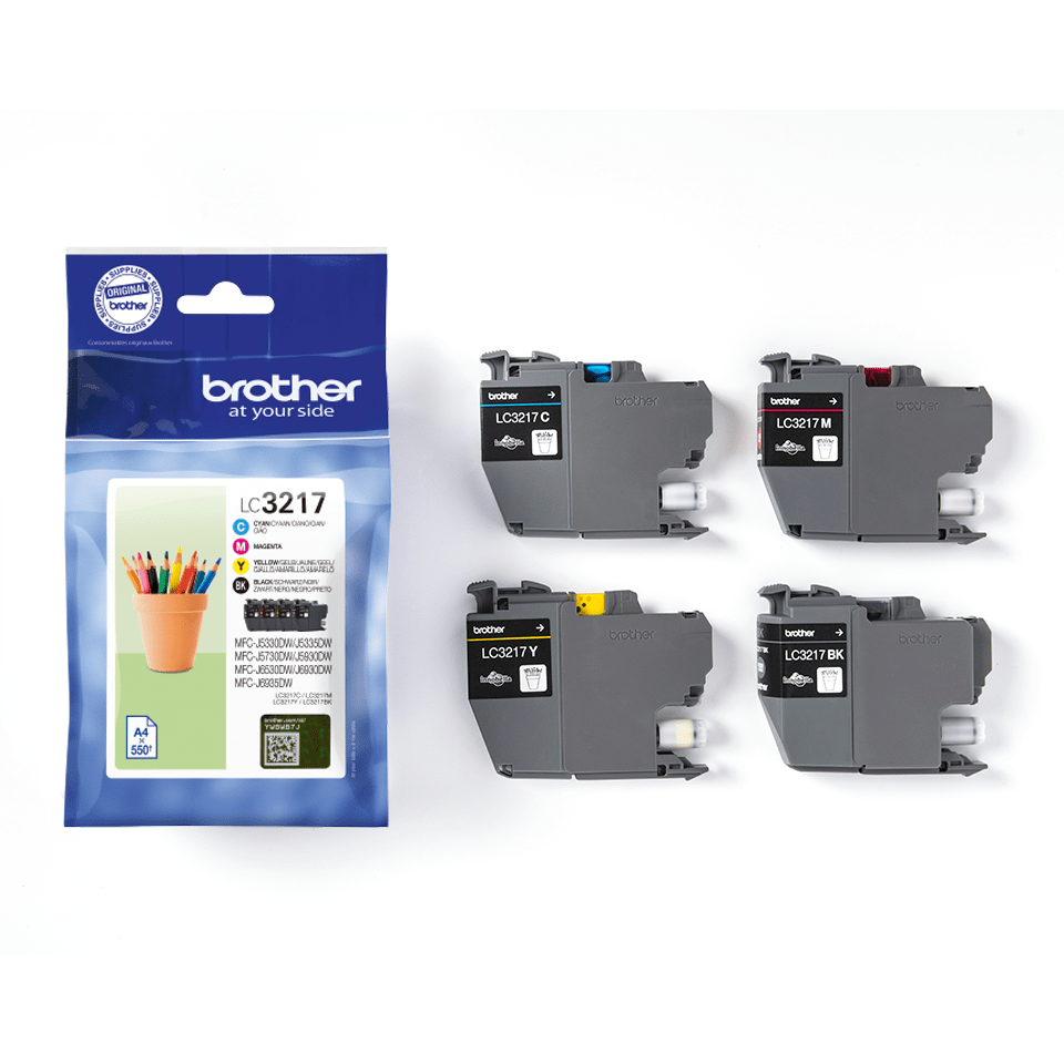 Pack Cartouches Brother LC3217 (BK/C/M/Y)