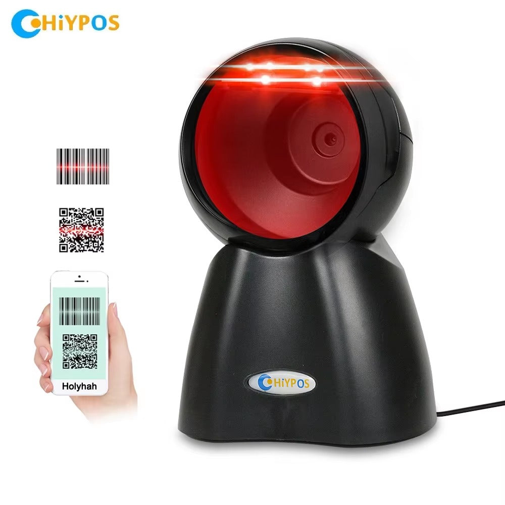 Scanner Codes Barres Omnidirectionnel 1D/2D - Efficace & Rapide - ETS A2M