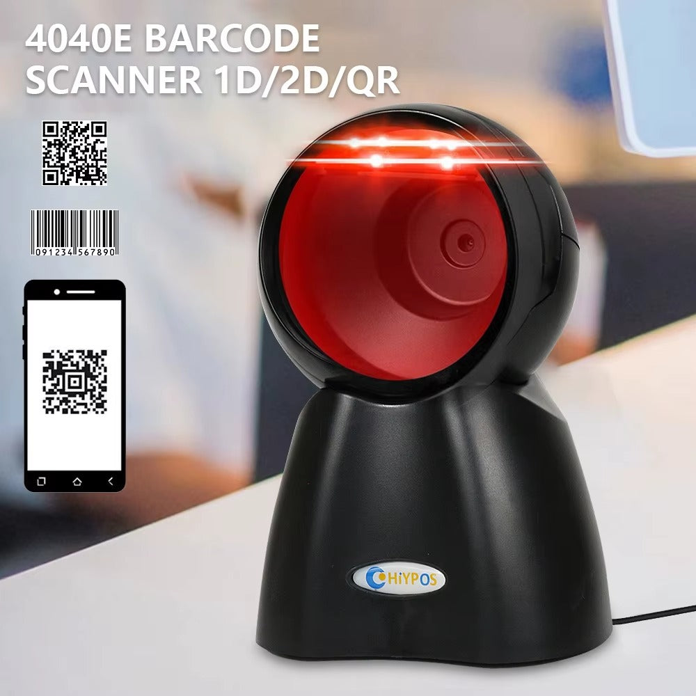 Scanner Codes Barres Omnidirectionnel 1D/2D - Efficace & Rapide - ETS A2M