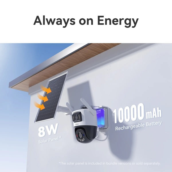 Caméra Surveillance Solaire IMOU 10MP - Double Objectif, 4G & WiFi - ETS A2M