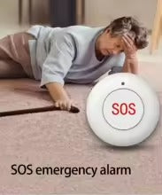 Bouton SOS Sans Fil : Appel d'Urgence Facile pour Votre Système d'Alarme GSM