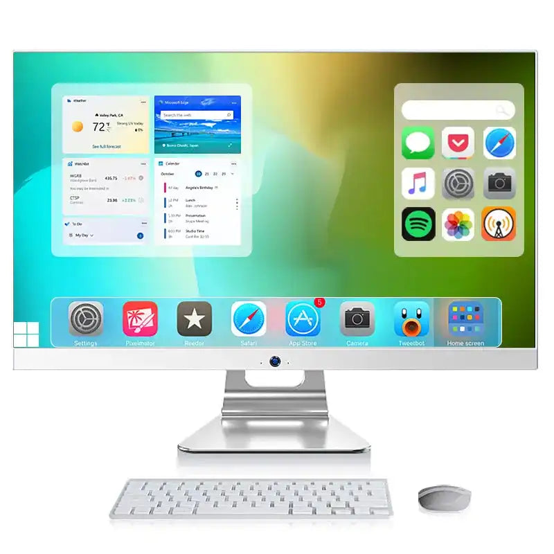 Ordinateur All-in-one Tactile 24 pouces - Core i5, 8Go RAM, SSD 256Go