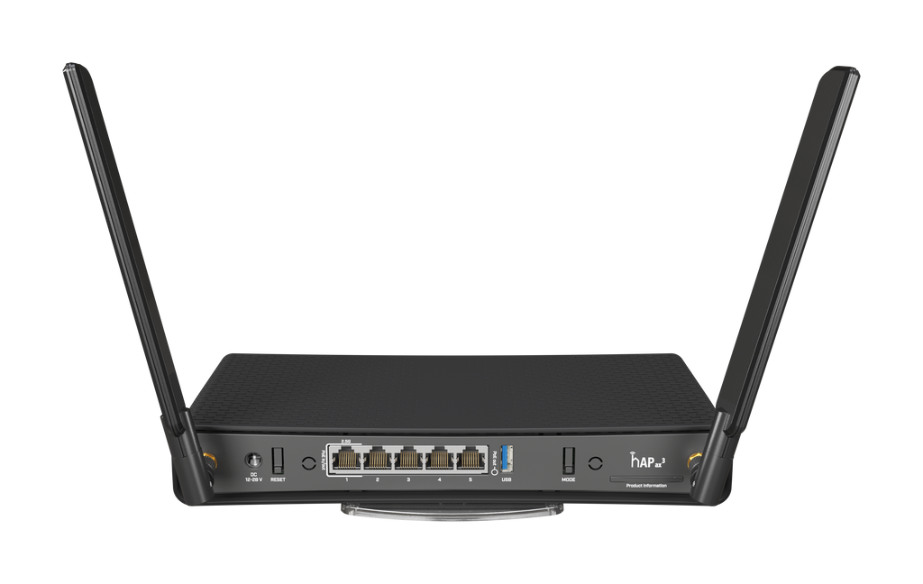 Routeur WiFi 6 MikroTik hAP ax3 – Point d'Accès Pro