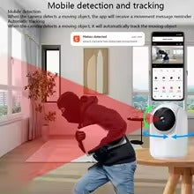 Mini Caméra IP WiFi Intelligente 4MP : Surveillance Intérieure Discrète et Performante