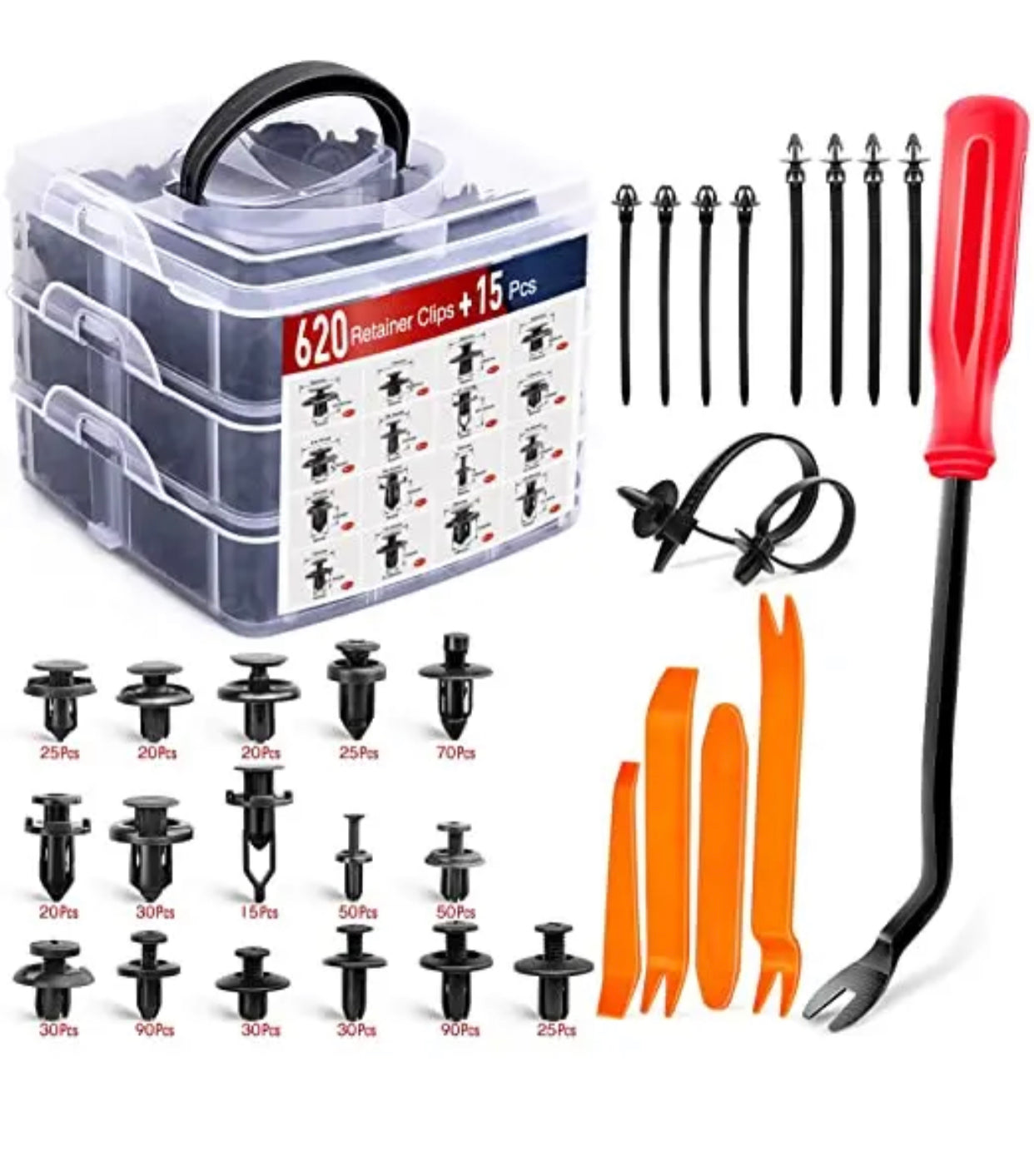 Agrafe auto pack de 635pcs
