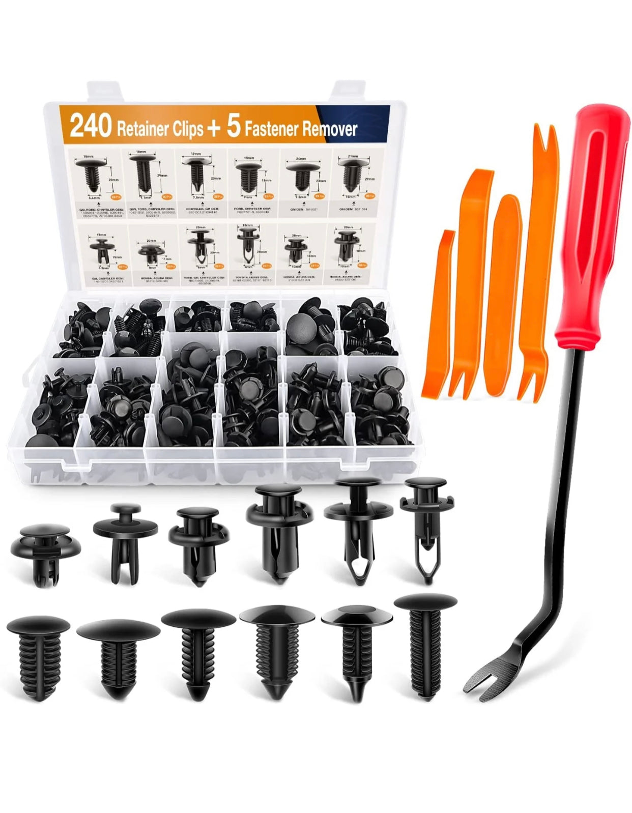Agrafe auto pack de 240pcs