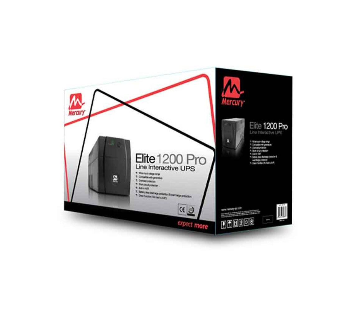 Onduleur Mercury Elite 1200 Pro - Protection optimale pour vos appareils