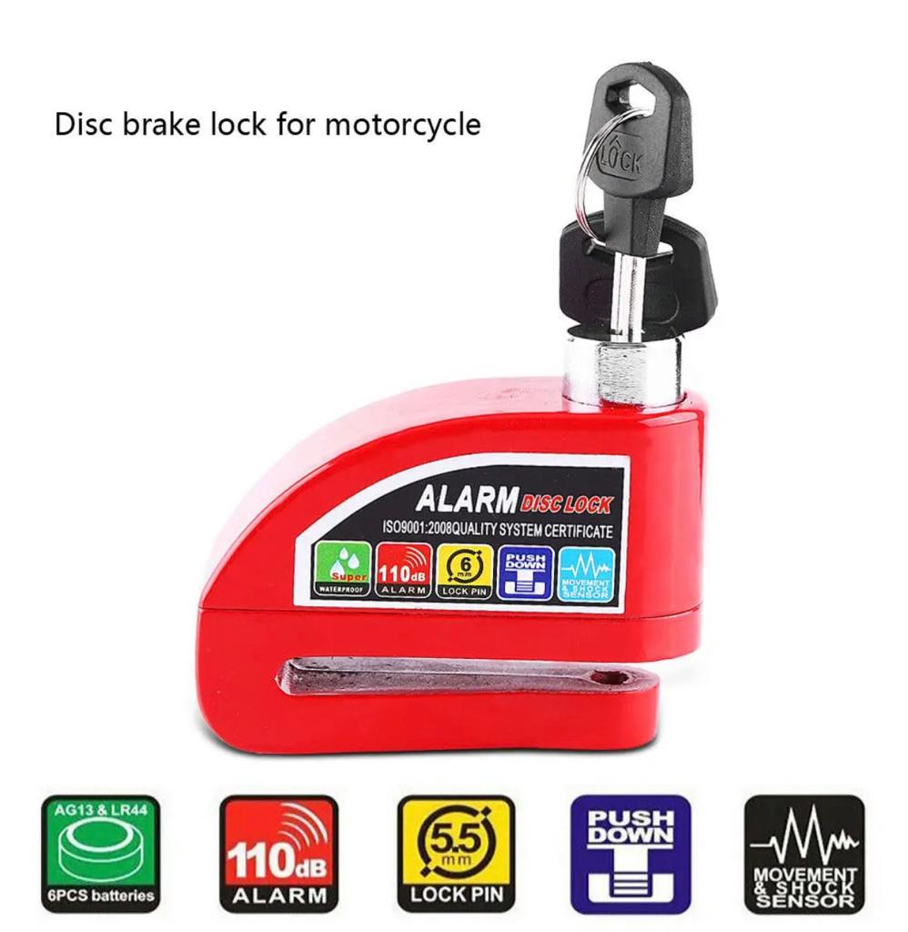 Anti-vol avec alarme pour motos scooter HS-CLA001