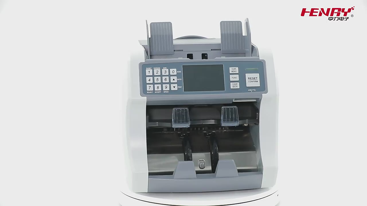 Compteur de Billets Professionnel S200 avec Double Détection – Tri et Comptage Rapide et Fiable