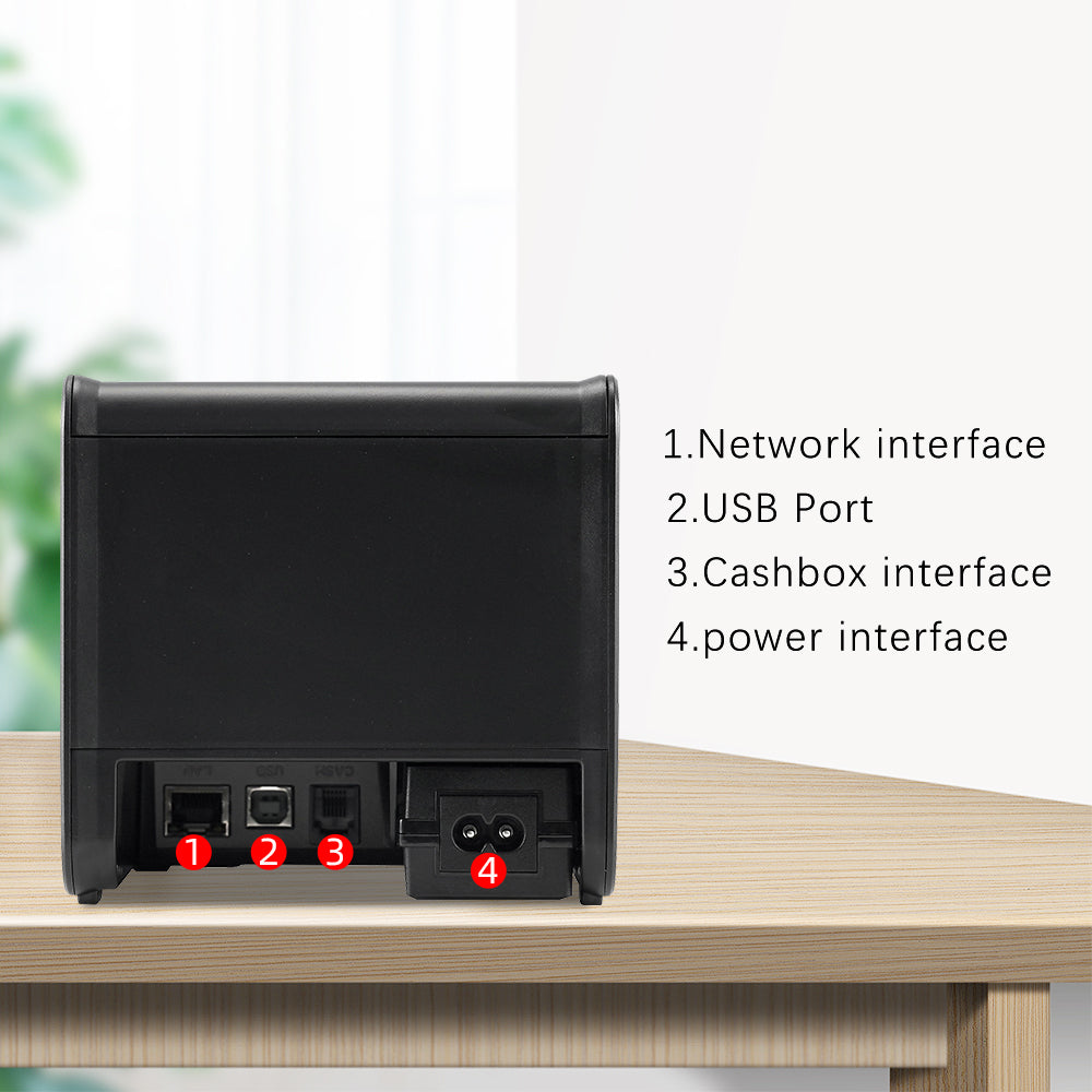 Imprimante Ticket de Caisse - Xprinter XP-A160H, Thermique Directe 80mm, Connexion Réseau Ethernet, Rapide et Robuste - ETS A2M